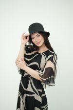 پیراهن پلیسه فرونته حریر ترک زنانه - تصویر 4